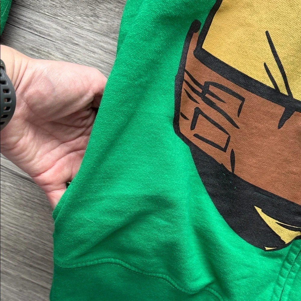 Green Ninja Turtle Hoodie Size L